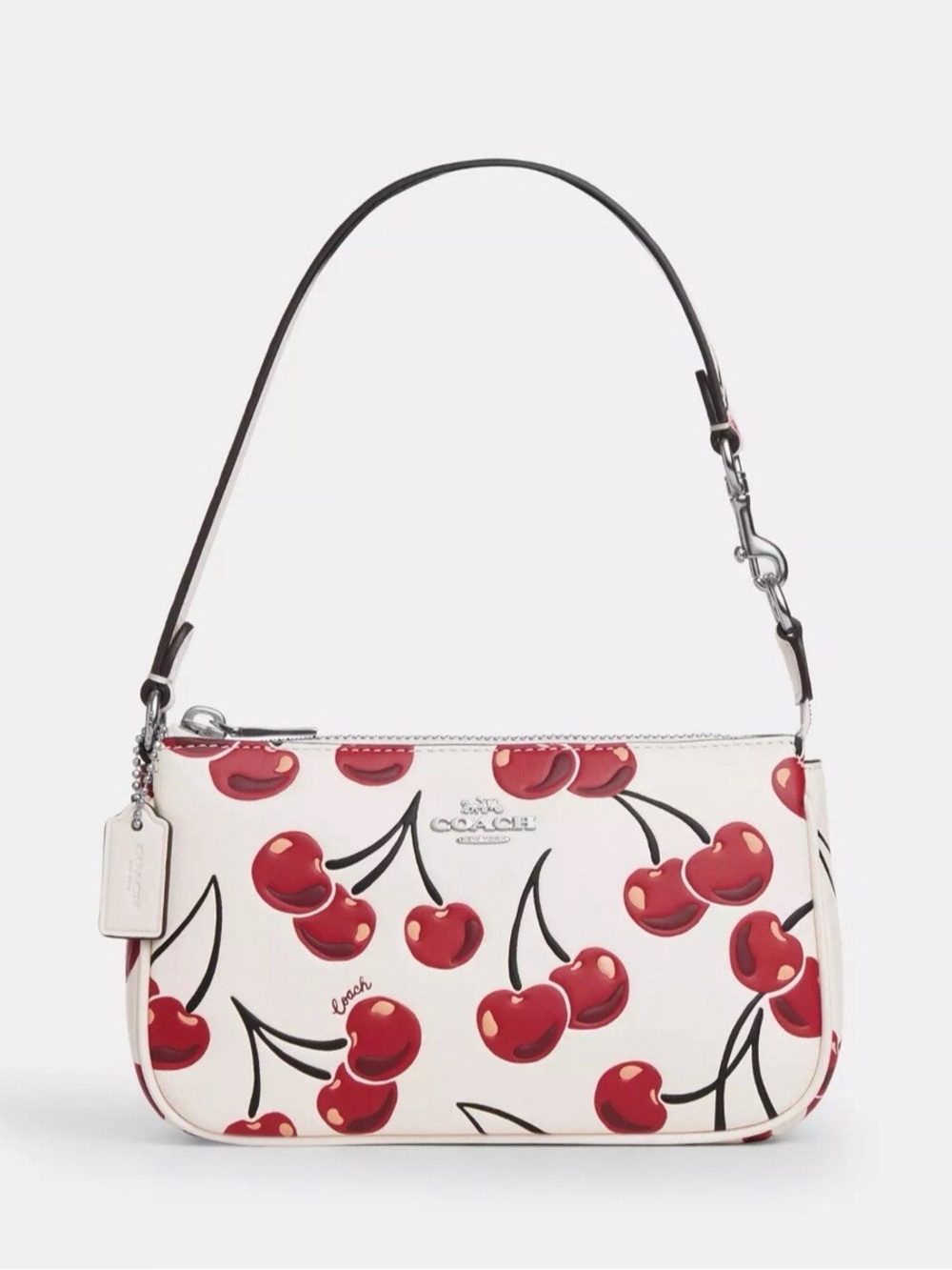 NWT Coach Nolita 19 Cherry on Top - Chalk